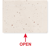 Bloco notas papel sem. erva. GROW ME